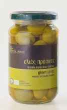 Organic green olives
